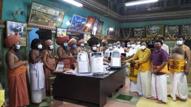 Photo of Donates 3 Oxygen Concentrators – Dharmapuram Adheenam