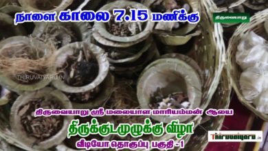 Photo of Upcoming Video – Thiruvaiyaru Sri Malayala Mariamman Temple Kumbabishegam Part1