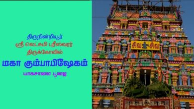 Photo of 🔴 Thirunindriyur Sri Lakshmipureeswarar Temple Maha Kumbabishekam | Thiruvaiyaru