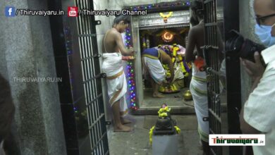 Photo of Dharumai Adheenam Guru Maha Sannidhanam Poiyatha Moorthi Vinayagar Dharisanam | Thiruvaiyaru