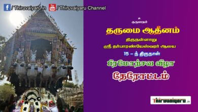 Photo of 🔴 Live Thirunallar Brahmotsavam | திருநள்ளாறு பிரமோற்ஸவம் | தேரோட்டம் | Thiruvaiyaru