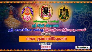 Photo of 🔴 Live – Pandur Sri Adhi Vaidyanatha Swamy Temple Maha Kumbabisheka Vizha – Kalam 3 | Thiruvaiyaru