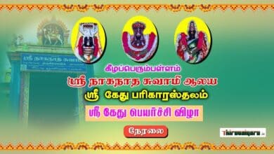 Photo of 🔴 Live – Keezhaperumpallam Sri Naganathaswamy Temple Kethu Peyarchi 2023 | Thiruvaiyaru