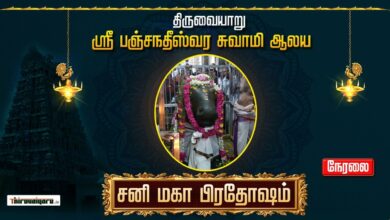 Photo of 🔴 Live – Thiruvaiyaru Sri Aiyarappar Alaya Sani Maha Pradosham | Thiruvaiyaru