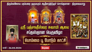 Photo of 🔴 Live – Thiruvaiyaru Sri Aiyarappar Alaya Chithirai Peruvizha – Bommai Poo Podum Kaatchi – Day 13