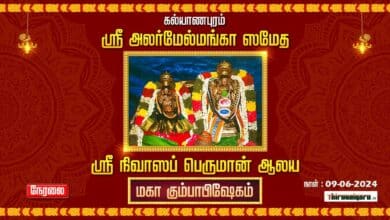 Photo of 🔴 Live – Thiruvaiyaru Kalyanapuram Sri Srinivasa Perumal Maha Kumbabhishegam | Thiruvaiyaru
