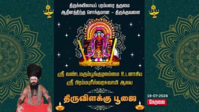 Photo of 🔴 Live – Thirukkuvalai Sri Brahmapureeswarar Temple Thiruvilakku Pooja | Thiruvaiyaru