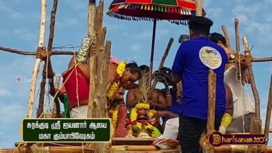 Photo of ஸ்ரீ ஐயனார் ஆலய கும்பாபிஷேகம் சுரக்குடி l Surakudi Aiyanar Temple Kumbabishekam #திருவையாறு #shorts