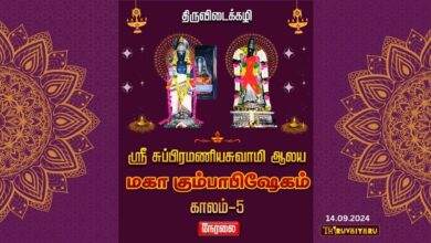 Photo of 🔴 Live – Thiruvidaikazhi Kumbabisheka Vizha – Kaalam 5 | திருவிடைக்கழி கும்பாபிஷேக விழா – காலம் 5