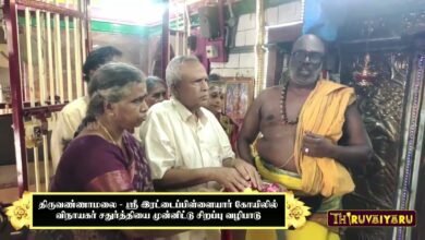 Photo of Vinayakar Sathurthi Sirappu Abishekam Thiruvannamalai Irattai Vinayagar Temple