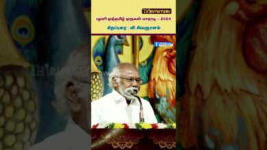 Photo of வி. சிவஞானம் சிறப்புரை – பழனி முத்தமிழ் முருகன் மாநாடு | V. Sivagnanam Speech | Thiruvaiyaru