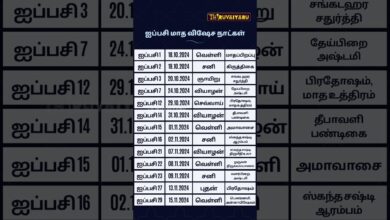 Photo of ஐப்பசி மாத விஷேச நாட்கள் | Aippasi Month Special Days | Thiruvaiyaru