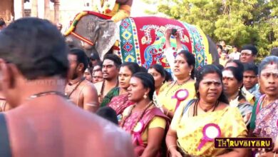 Photo of Thanjavur Sri Peruvudaiyar Temple Sathaya Vizha  |Cholan Silaikku Maalai Aniviththal  Thiruvaiyaru