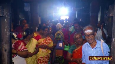 Photo of Thiruvarur Sri Thiyagarajaswamy Temple Annabisheka Vizha Moolavar Dheebarathanai  | Thiruvaiyaru