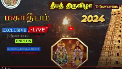 Photo of 🔴 Live – Tiruvannamalai Karthigai Maha Deepam 2024 | திருவண்ணாமலை கார்த்திகை தீபம் | Thiruvaiyaru