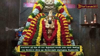 Photo of காரைக்கால் ஸ்ரீ ஜெய வீர பால ஆஞ்சநேயர் கோவில் தங்ககவசம் அணிந்து விஸ்வ ரூப அலங்காரத்தில் அருள்பாளிப்பு