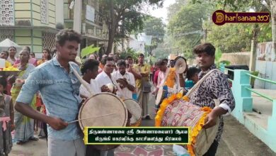 Photo of திருவண்ணாமலை ஸ்ரீ அண்ணாமலையார் ஆலய பிருங்கி மகரிஷிக்கு காட்சியளித்து கிரிவலம் | திருவையாறு