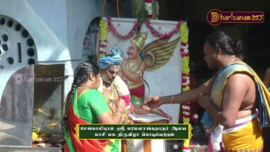 Photo of சேங்காலிபுரம் ஸ்ரீ பரிமளரங்கநாதர் கோவில் மாசிமக பிரம்மோற்சவம் கொடியேற்றம் | Thiruvaiyaru