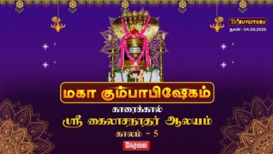 Photo of 🔴 Live – காரைக்கால் ஸ்ரீ கைலாசநாதர் ஆலய மகா கும்பாபிஷேகம் காலம்-5 | Kaalam-5 | Thiruvaiyaru
