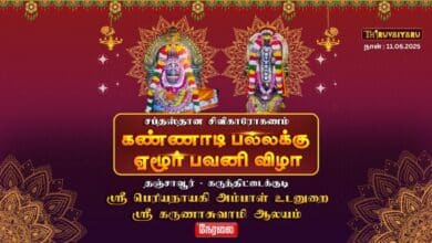 Photo of 🔴 Live – கருந்திட்டைக்குடி ஸ்ரீ கருணாசுவாமி ஆலய சப்தஸ்தான விழா கண்ணாடி பல்லக்கு ஏழூர் பவனி விழா