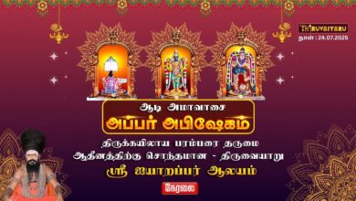 Photo of 🔴 திருவையாறு ஸ்ரீ ஐயாறப்பர் ஆலய ஆடி அமாவாசை அப்பர் அபிஷேகம் | Appar Abishekam | Thiruvaiyaru