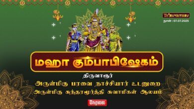 Photo of 🔴 LIVE: திருவாரூர் ஸ்ரீ சுந்தரமூர்த்தி சுவாமிகள் ஆலய மஹா கும்பாபிஷேகம் 2025