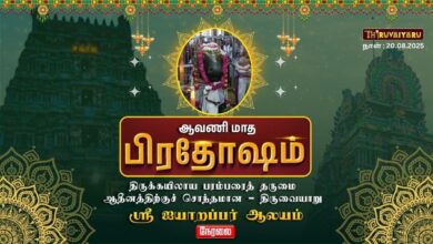 Photo of 🔴LIVE – திருவையாறு ஸ்ரீ ஐயாறப்பர் ஆலய ஆவணி மாத பிரதோஷம் | Avani Matham Pradosham | Thiruvaiyaru