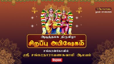 Photo of 🔴Live : சங்கரன்கோவில் ஸ்ரீ சங்கரநாராயணசுவாமி ஆலய ஆடித்தபசு திருவிழா சிறப்பு அபிஷேகம் | Abishekam