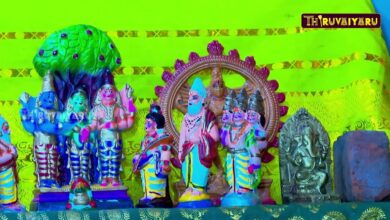 Photo of திருவாரூர் ஸ்ரீ திருமெய்ஞானேஸ்வரர் ஆலய நவராத்திரி விழா நாள்-1 தீபாராதனை | Day-1 Deeparathanai🔥