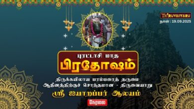 Photo of 🔴Live : திருவையாறு ஸ்ரீ ஐயாறப்பர் ஆலய புரட்டாசி மாத பிரதோஷம் | Purattasi Pradosham | Thiruvaiyaru