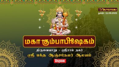 Photo of 🔴Live:திருவையாறு-ஸ்ரீராம்நகர் ஸ்ரீ பக்தஆஞ்சநேயர் ஆலய மகா கும்பாபிஷேகம்