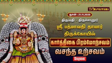 Photo of 🔴Live : திருப்பதி – திருச்சானூர் ஸ்ரீ பத்மாவதி தாயார் ஆலய கார்த்திகை பிரம்மோற்சவம் வசந்த உற்சவம்
