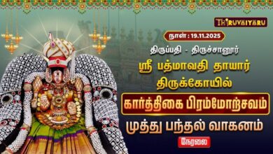 Photo of 🔴Live : திருப்பதி-திருச்சானூர் ஸ்ரீ பத்மாவதிதாயார் ஆலய கார்த்திகை பிரம்மோற்சவம் முத்து பந்தல் வாகனம்