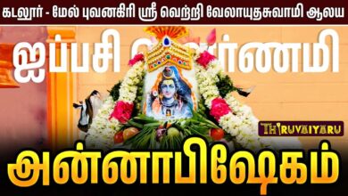 Photo of கடலூர் – மேல் புவனகிரி ஸ்ரீ வெற்றி வேலாயுதசுவாமி ஆலய ஐப்பசி பௌர்ணமி அன்னாபிஷேகம் | Annabhishekam