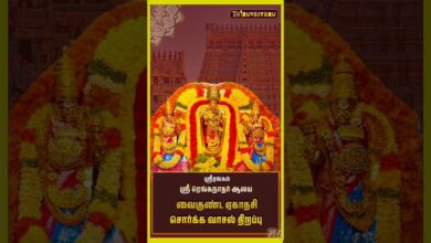 Photo of 🙏 ஸ்ரீரங்கம் ரெங்கநாதர் ஆலய வைகுண்ட ஏகாதசி சொர்க்க வாசல் திறப்பு | Sorga Vaasal