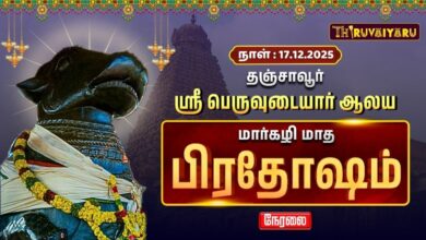 Photo of 🔴Live : தஞ்சாவூர் ஸ்ரீ பெருவுடையார் ஆலய மார்கழி மாத பிரதோஷம் | Margazhi Month Pradosham