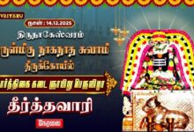 Photo of 🔴Live : திருநாகேஸ்வரம் ஸ்ரீ நாகநாதசுவாமி ஆலய கார்த்திகை கடை ஞாயிறு பெருவிழா தீர்த்தவாரி