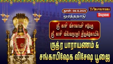 Photo of 🔴Live : ஒரத்தநாடு ஸ்ரீ காசி விஸ்வநாதர் திருக்கோயில் ருத்ர பாராயணம் &  சங்காபிஷேக விசேஷ பூஜை