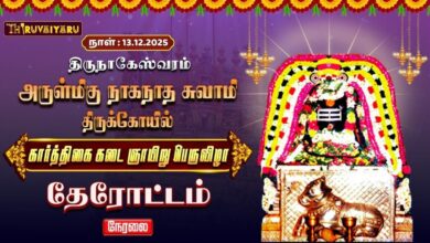 Photo of 🔴Live : திருநாகேஸ்வரம் ஸ்ரீ நாகநாதசுவாமி ஆலய கார்த்திகை கடை ஞாயிறு பெருவிழா தேரோட்டம்