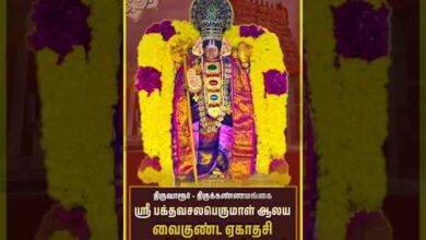 Photo of 🙏 திருக்கண்ணமங்கை பக்தவசலபெருமாள் வைகுண்ட ஏகாதசி பகல் பத்து உற்சவம் | Pagal Pathu Utsavam