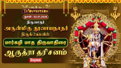 Photo of 🔴Live : திருவாரூர் ஸ்ரீ தூவாயநாதர் ஆலய ஆருத்ரா தரிசனம் | Arudhra Dharisanam | Thiruvaiyaru