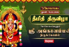 Photo of 🔴Live : மேல்மலையனூர் ஸ்ரீ அங்காளம்மன் கோயில் தீமிதி திருவிழா | Theemithi Thiruvizha | Thiruvaiyaru