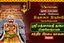Photo of சென்னை தி.நகர் திருமலை திருப்பதி தேவஸ்தானம்ஸ்ரீ பத்மாவதி தாயார் பிரம்மோற்சவம் – சந்திர பிரபா வாகனம்