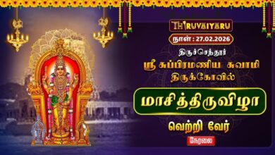 Photo of 🔴Live : திருச்செந்தூர் ஸ்ரீ சுப்பிரமணிய சுவாமி ஆலய மாசித்திருவிழா வெற்றி வேர் சப்பரதம்