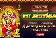Photo of 🔴Live : சென்னை – பெரவள்ளூர் ஸ்ரீ தான்தோன்றி அம்மன் ஆலய மகா கும்பாபிஷேகம் | Maha Kumbabishekam