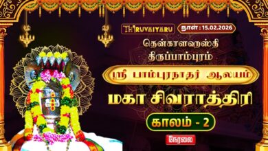 Photo of 🔴Live : (தென்காளஹஸ்தி) திருப்பாம்புரம் ஸ்ரீ பாம்புரநாதர் ஆலய மகா சிவராத்திரி விழா காலம் – 2
