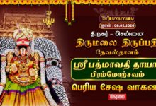 Photo of 🔴Live: சென்னை – டி.நகர் ஸ்ரீ பத்மாவதி தாயார் பிரம்மோற்சவம் பெரிய சேஷ வாகனம் | Periya Sesha Vahanam