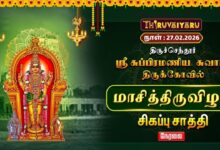 Photo of 🔴Live :  திருச்செந்தூர் முருகன் மாசி திருவிழா சிகப்பு சாத்தி | Sigappu Saathi Live