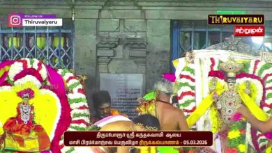 Photo of 🔴Live : திருப்போரூர் ஸ்ரீ கந்தசுவாமி ஆலயம் மாசி பிரம்மோற்சவம் திருக்கல்யாணம் | Thirukalayanam