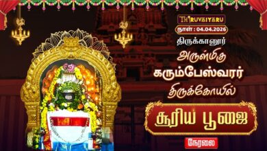 Photo of 🔴LIVE : திருக்கானூர் ஸ்ரீ கரும்பேஸ்வரர் ஆலய சூரிய பூஜை | Surya Pooja